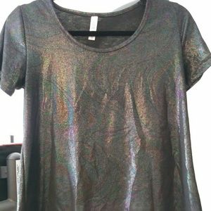 Lularoe elegant metallic classic xs